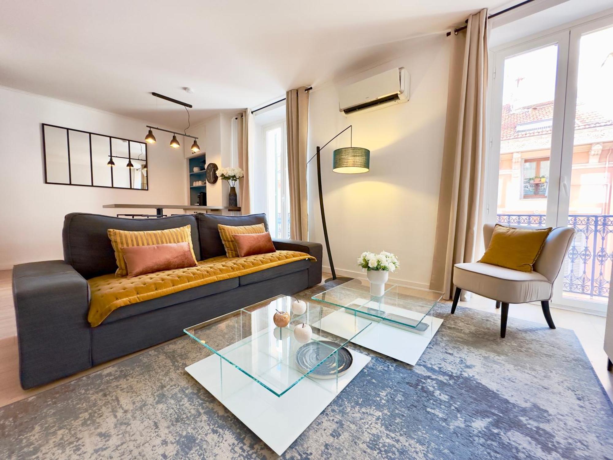 Superbe 3 pièces 80m2 - Espace bureau - 2mn Beach Croisette Cannes Esterno foto