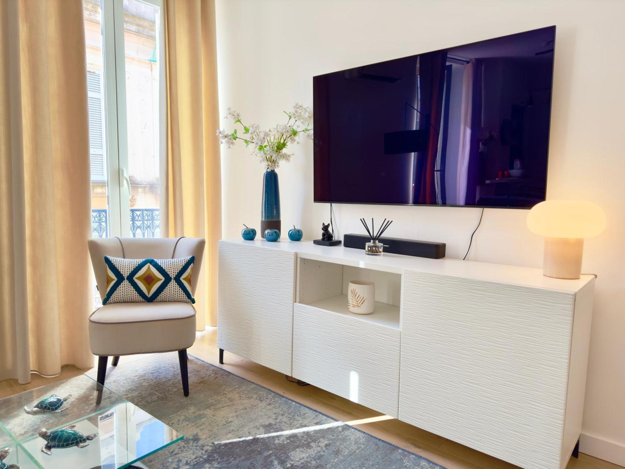 Superbe 3 pièces 80m2 - Espace bureau - 2mn Beach Croisette Cannes Esterno foto